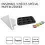 Zenker Juego de 3 muffins especiales