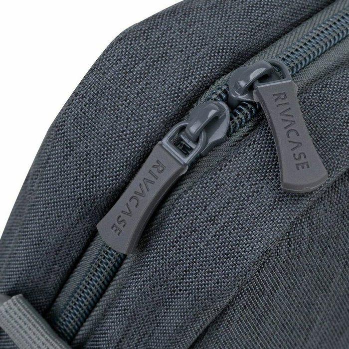 Rivacase Maletín 7522 Portátil 14 Pulgadas Antirrobo Compartimento Acolchado Correa Ajustable Gris