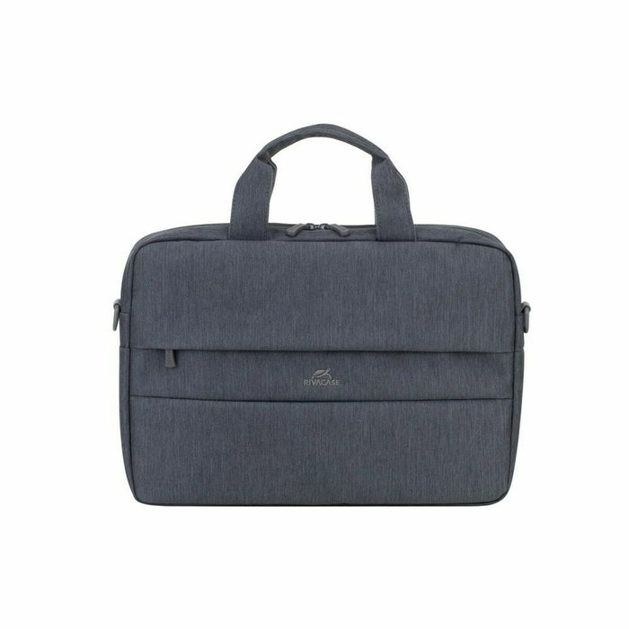 Rivacase Maletín 7522 Portátil 14 Pulgadas Antirrobo Compartimento Acolchado Correa Ajustable Gris