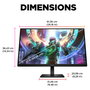 HP OMEN 27qs Monitor Gaming 27 pulg QHD 240Hz IPS Black