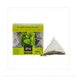 ALMA HOME Té Verde Moroccan Mint Infusión 15 Pirámides ECO