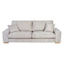 Sofá 4 Plazas Beige Tejido Salón 266 X 93 X 97 cm