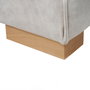 Sofá 4 Plazas Beige Tejido Salón 266 X 93 X 97 cm
