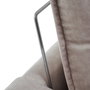 Sofá 4 Plazas Beige Tejido Salón 266 X 93 X 97 cm
