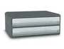 Cep Fichero Cajones Sobremesa Moov Up Reciclado 80% 2 Cajones Color Gris 275x369x146 mm