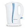 Orbegozo KT-5002 Hervidor eléctrico 1 L 1650 W con filtro desmontable, apagado automático, blanco y azul