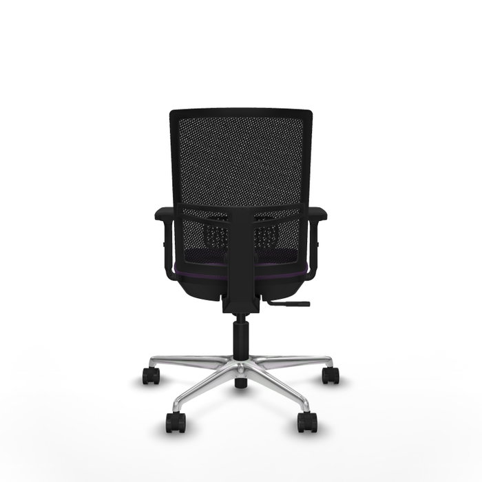 PIQUERAS Y CRESPO Silla de oficina Yunquera con mecanismo Sincro, Morado y Negro PIQUERAS Y CRESPO Silla de oficina Yunquera con mecanismo Sincro, Morado y Negro