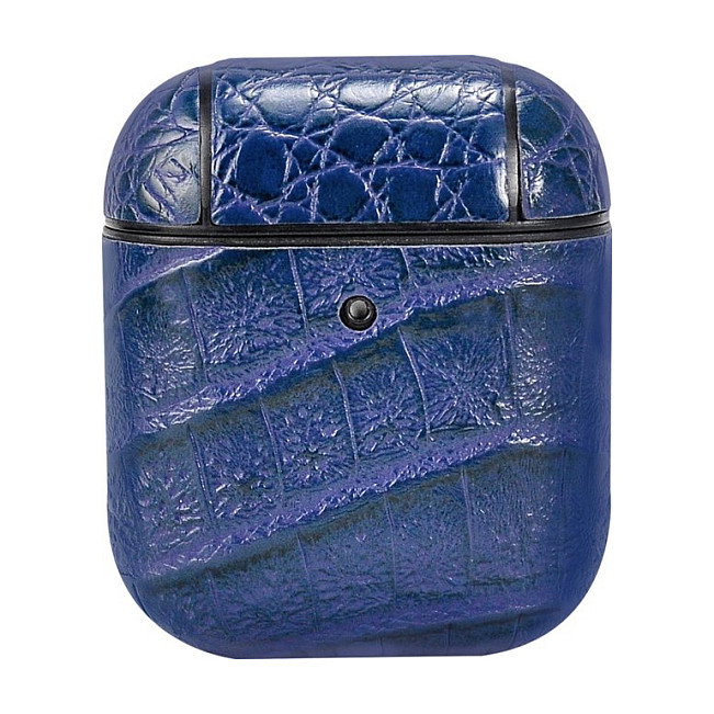 Terratec AirBox Funda para AirPods con patrón de cocodrilo, Azul Terratec AirBox Funda para AirPods con patrón de cocodrilo, Azul