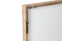 DKD Home Decor Espejo de Metal y Cristal Envejecido Negro y Dorado 80x80 cm