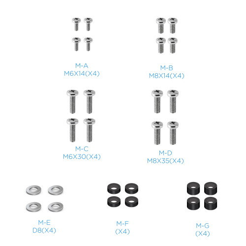 Tooq Hera Soporte de Suelo con Ruedas para TV 37-86 pulgadas FS1886M-B Tooq Hera Soporte de Suelo con Ruedas para TV 37-86 pulgadas FS1886M-B