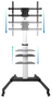 Tooq Hera Soporte de Suelo con Ruedas para TV 37-86 pulgadas FS1886M-B