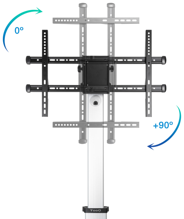 Tooq Hera Soporte de Suelo con Ruedas para TV 37-86 pulgadas FS1886M-B Tooq Hera Soporte de Suelo con Ruedas para TV 37-86 pulgadas FS1886M-B