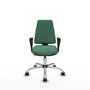 PIQUERAS Y CRESPO Silla de oficina Elche Verde esmeralda
