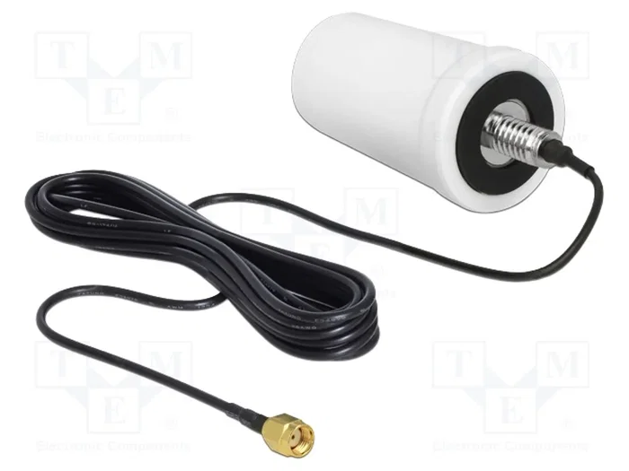 DeLOCK 89449 Antena WLAN Omnidireccional RP-SMA con Cable de 3 m