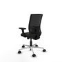 PIQUERAS Y CRESPO Silla de oficina Yunquera con mecanismo Sincro/Traslack, Negro