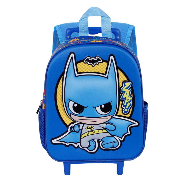 Mochila 3D con Ruedas Pequeña Zap DC Comics Batman Multicolor