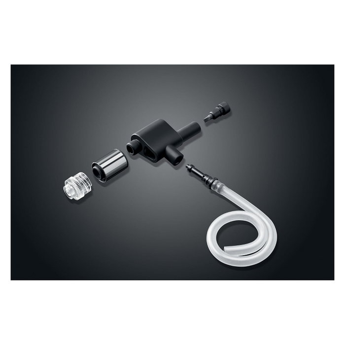 Jura 24255 Espumador de Leche Compatible D6 D60 E6 IMPRESSA C90 F50 F55 S9 XF50 XS9 XS95 Negro Cromo Transparente