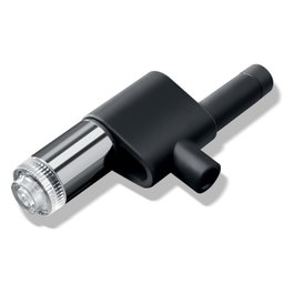 Jura 24255 Espumador de Leche Compatible D6 D60 E6 IMPRESSA C90 F50 F55 S9 XF50 XS9 XS95 Negro Cromo Transparente