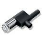 Jura 24255 Espumador de Leche Compatible D6 D60 E6 IMPRESSA C90 F50 F55 S9 XF50 XS9 XS95 Negro Cromo Transparente