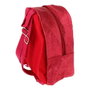 JANSPORT MOCHILA con BRILLANTINA Best Friends para Colegio - 2 Colores (Plata y Rojo) - Correas Ajustables