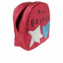 JANSPORT MOCHILA con BRILLANTINA Best Friends para Colegio - 2 Colores (Plata y Rojo) - Correas Ajustables