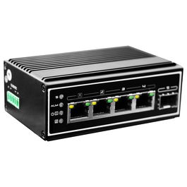 Level One IGP-0502 Switch Industrial 4 Puertos PoE+ 120W Gigabit Ethernet No Administrado Montaje Pared