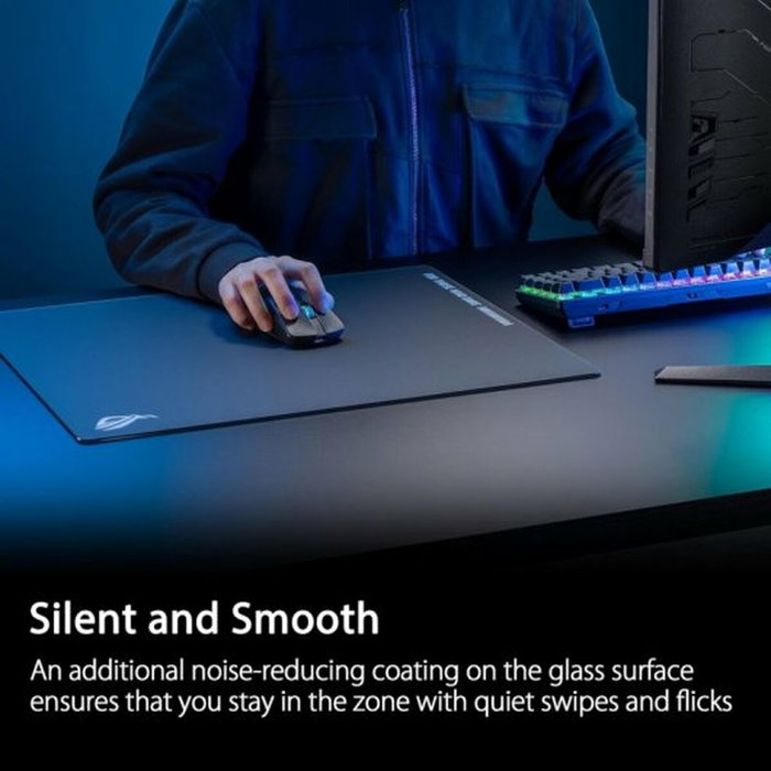 Asus ROG Moonstone Ace L Alfombrilla de ratón para juegos Negro