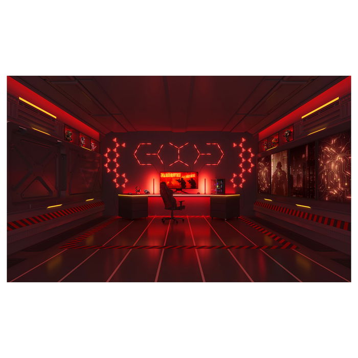 Govee H6063 Luz de Pared Inteligente Wi-Fi/Bluetooth Multicolor LED, Control por App y Asistentes de Voz, Ideal para Sala de Juegos