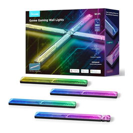 Govee H6063 Luz de Pared Inteligente Wi-Fi/Bluetooth Multicolor LED, Control por App y Asistentes de Voz, Ideal para Sala de Juegos