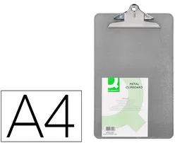 Q-connect Portanotas Metalico DIN A4
