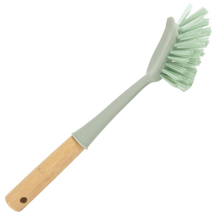 Cepillo Vajillas Mango Bambú, Modelos Redondo y Plano