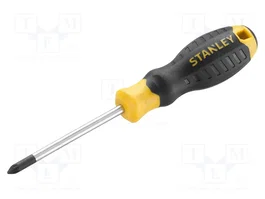 STANLEY Destornillador estándar Pozidriv® PZ1 de 75 mm C/GRIP