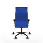 PIQUERAS Y CRESPO Sillón Albacete con Mecanismo Sincro, Tela Azul