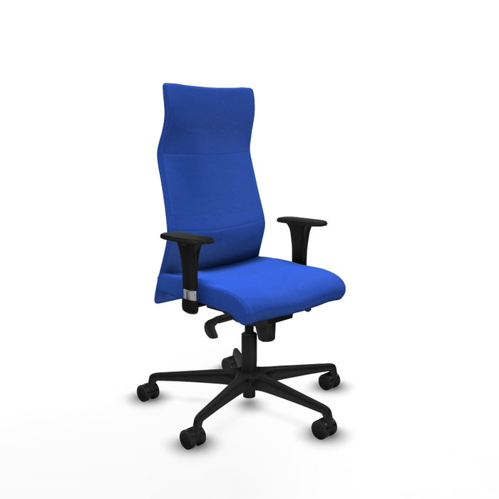 PIQUERAS Y CRESPO Sillón Albacete con Mecanismo Sincro, Tela Azul PIQUERAS Y CRESPO Sillón Albacete con Mecanismo Sincro, Tela Azul