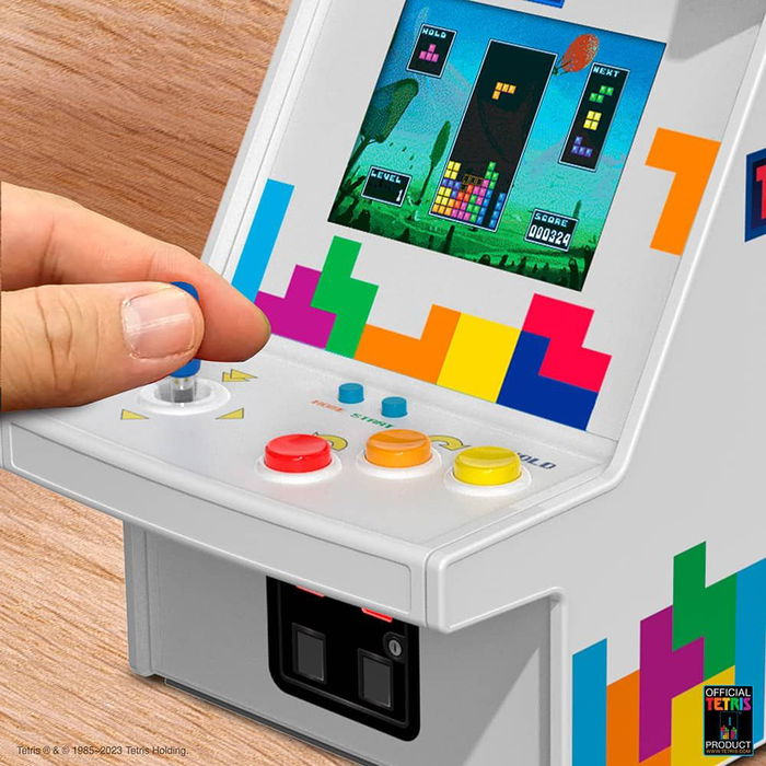 My Arcade Micro Player Pro Tetris 2.75" Pantalla Alta Resolución Color - Consola Retro Portátil Arcade con Altavoz y Puerto Auriculares