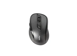 Rapoo M500 - Ratón Óptico Inalámbrico Multimodo (Bluetooth 4.0/2.4GHz RF) Silencioso para Oficina, 1600 DPI, Ergonomico para Mano Derecha, Color Negro