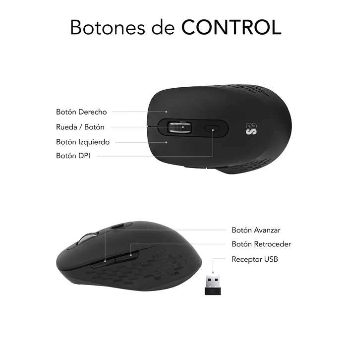 Subblim Curve Ergo Dual Negro