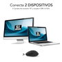 Subblim Curve Ergo Dual Ratón Ergonómico Inalámbrico Negro