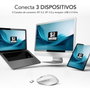 Subblim Curve Ergo Dual Ratón Ergonómico Inalámbrico Negro