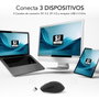 Subblim Curve Ergo Dual Ratón Ergonómico Inalámbrico Negro