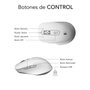 Subblim Curve Ergo Dual Ratón Ergonómico Inalámbrico Negro