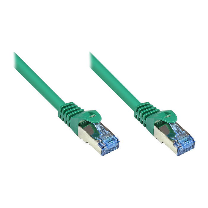 GoodConnections Cable de Red Patch RJ45 Cat 6A S/FTP 500 MHz LSZH Verde 2 metros - Patchkabel Cat.6A 2m GoodConnections Cable de Red Patch RJ45 Cat 6A S/FTP 500 MHz LSZH Verde 2 metros - Patchkabel Cat.6A 2m