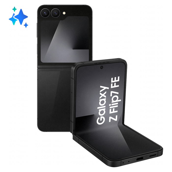 Samsung Galaxy Z Flip7 FE 5G Dual SIM 8GB RAM 256GB Negro Smartphone Plegable Samsung Galaxy Z Flip7 FE 5G Dual SIM 8GB RAM 256GB Negro Smartphone Plegable