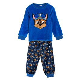 Cerdá Pijama Largo Coral Fleece Aplicaciones Paw Patrol Azul 4 Años