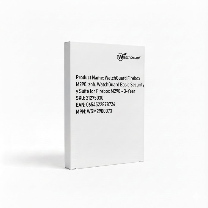 WatchGuard Firebox M290 con WatchGuard Basic Security Suite por 3 años WatchGuard Firebox M290 con WatchGuard Basic Security Suite por 3 años