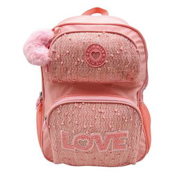 Toybags Mochila Primaria Blin Blin Love para Niños, Doble Compartimento y Adaptable a Carro, 44 * 31 * 17 cm