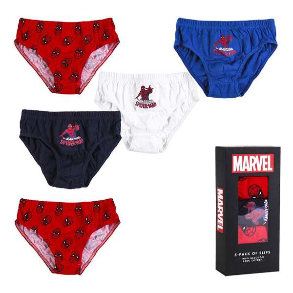 Cerdá Pack Calzoncillos Spiderman Talla T06/08 - 5 Piezas