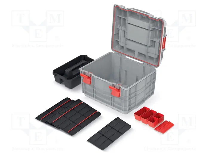 KISTENBERG Cajón para herramientas C BLOCK ALU LOG 30 gris