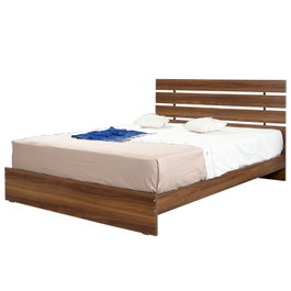Hanah Home Somier Doble 180 - Nogal para Colchón 180x200 cm