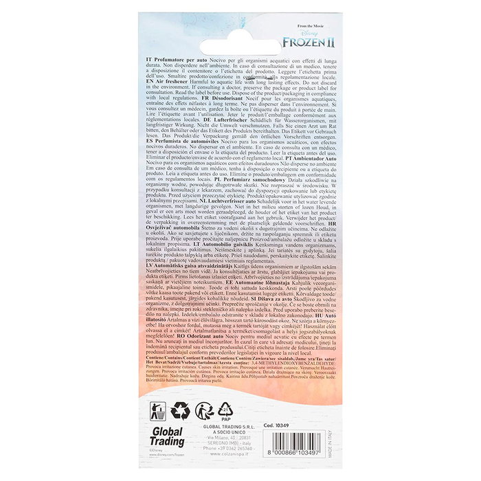 Licensing CZ10349 Ambientador Frozen 2 con Licencia Oficial - Producto Outlet
